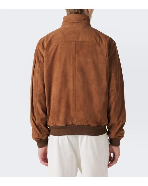 Polo Ralph Lauren Brown Suede Blouson Jacket for men