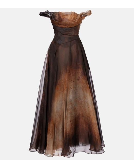 vivienne westwood brown dress 2000s Vivienne Westwood Anglomania Mahogany Dress