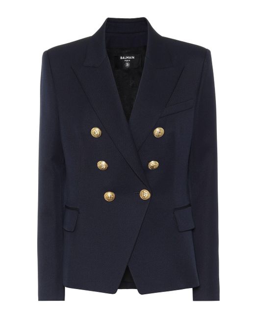 white balmain style blazer