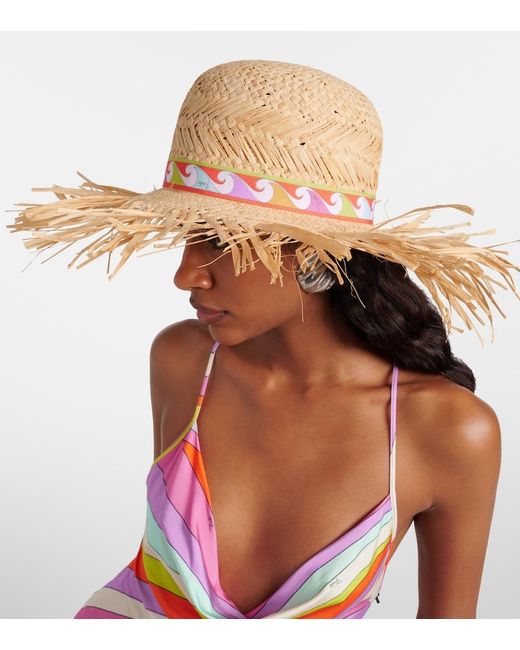 Cappello di Emilio Pucci in White