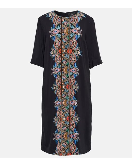 Abito Midi di Etro in Blue