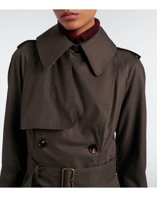 Burberry Brown Pembury Cotton Gabardine Trench Coat