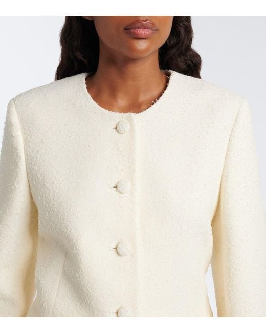 Rohe Natural Wool-Blend Boucle Jacket