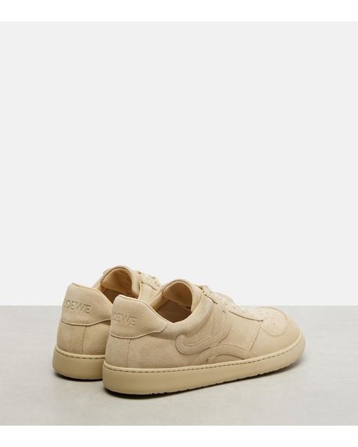 Loewe Natural Jambo Suede Sneakers