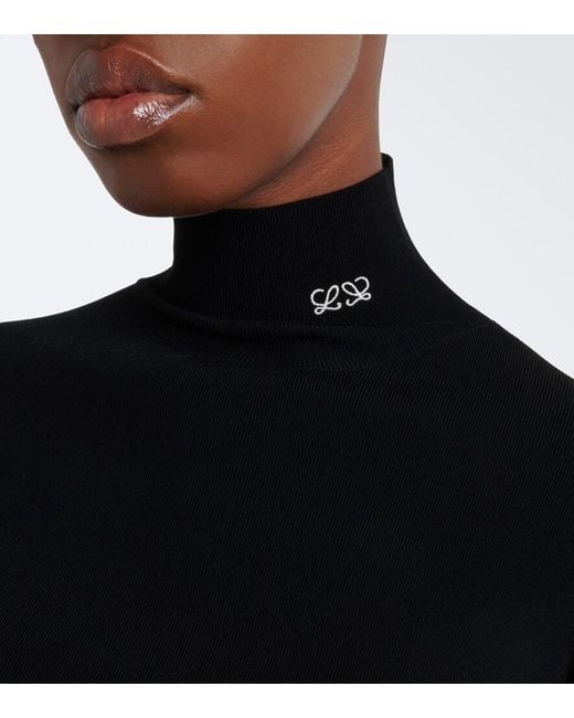 Top Double L Loewe en coloris Black