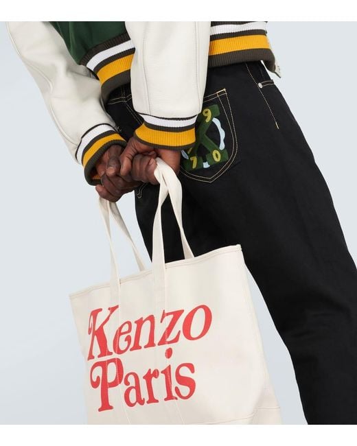 KENZO X Verdy Tote Utility Large Aus Canvas in Red für Herren