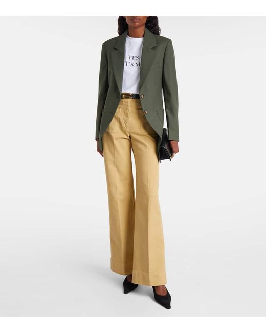 Victoria Beckham Green Blazer