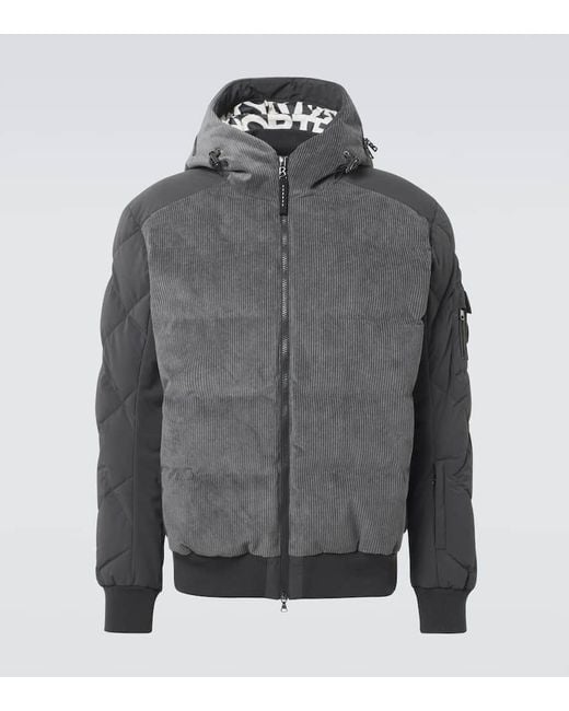 Bogner Wattierte Jacke Corey Aus Cord in Gray für Herren
