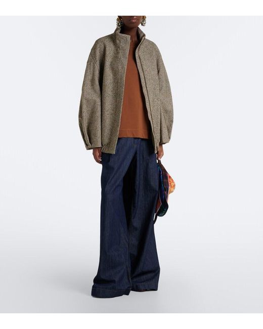 Dries Van Noten Brown Cotton Jersey T-Shirt