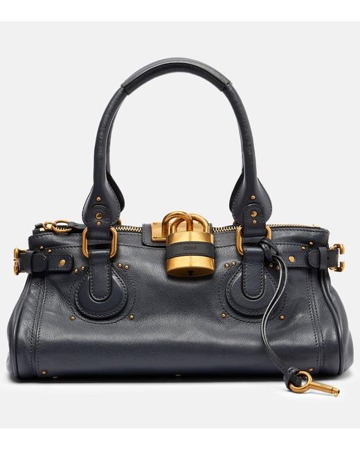 Borsa A Spalla Paddington Small di Chloé in Black