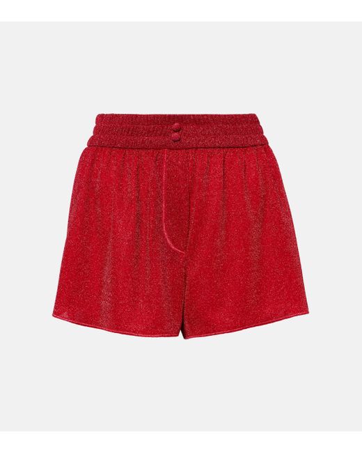 Oseree Red Lumiere Shorts