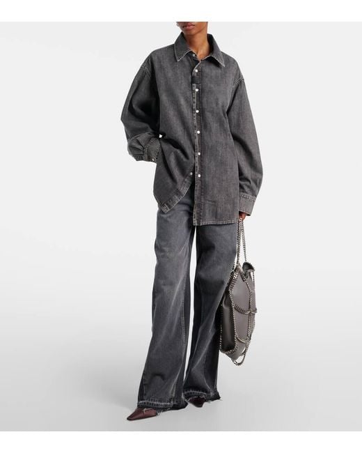 Stella McCartney Black Jeanshemd
