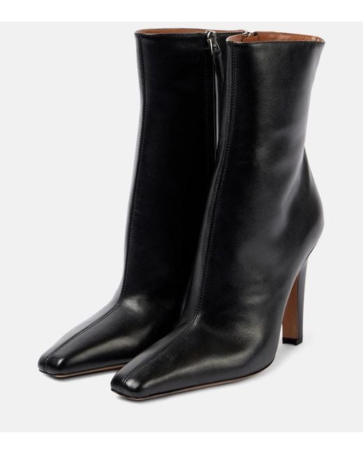 Paris Texas Black Belle 100 Leather Knee-High Boots