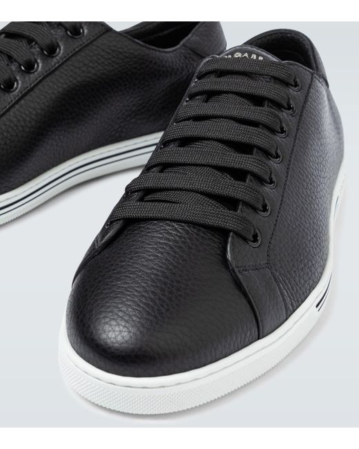 Dolce & Gabbana Leather Buckskin Saint Tropez Sneaker in Black for Men -  Save 29% - Lyst