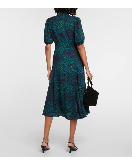Abito Midi Nella di Diane von Furstenberg in Blue