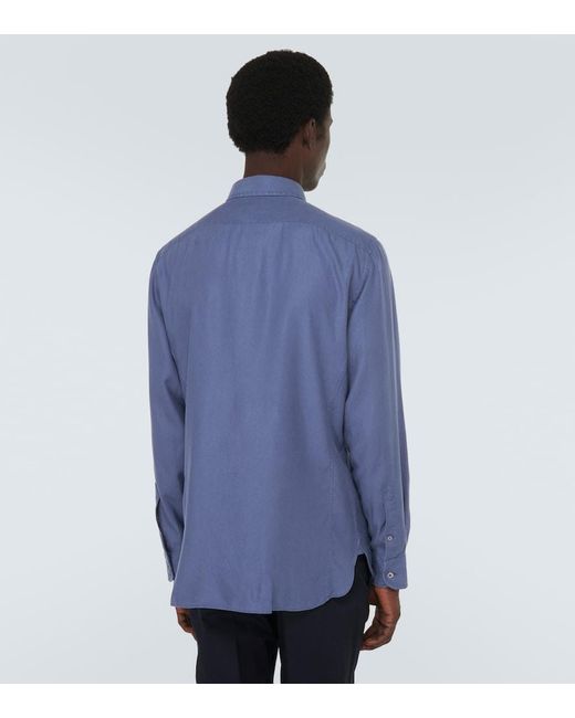 Tom Ford Blue Leisure Shirt for men