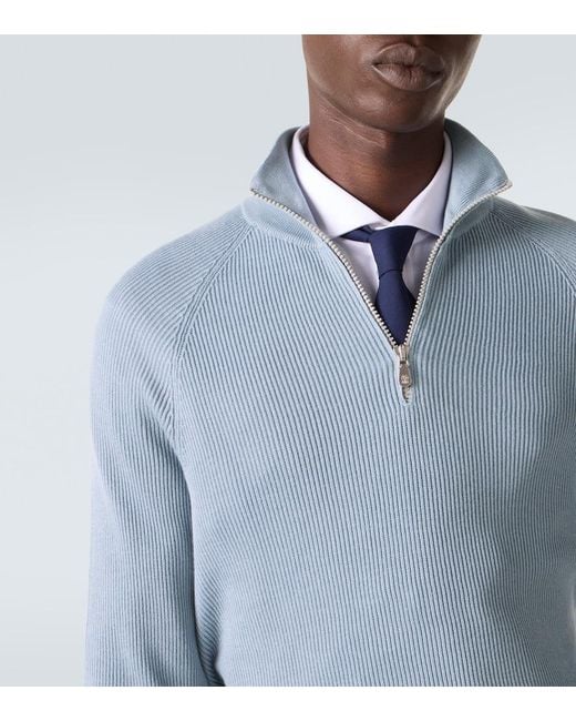 Pullover di Brunello Cucinelli in Blue da Uomo