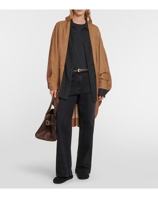 The Row Black Dan Flared Jeans