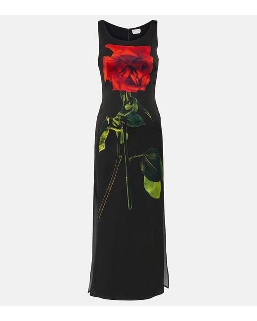 Tubino shadow rose di Alexander McQueen in Black