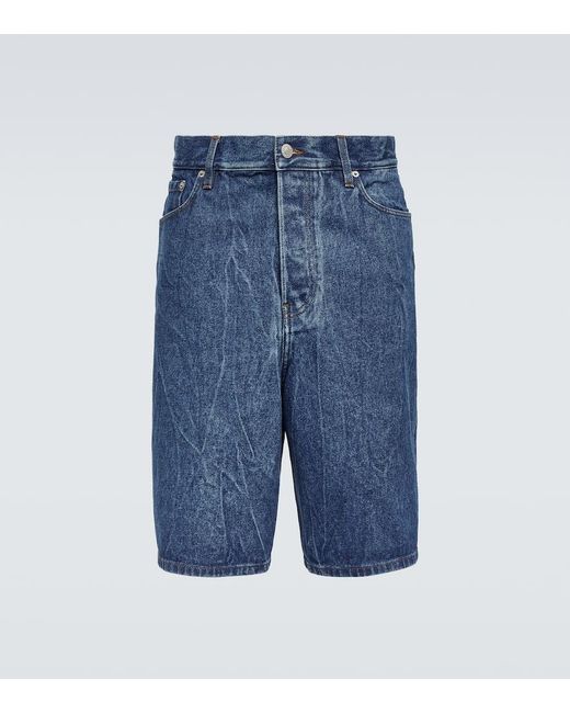 Shorts di jeans di Dries Van Noten in Blue da Uomo