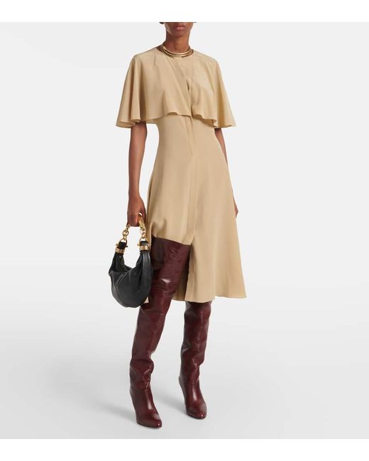 Chloé Black Banana Small Leather Shoulder Bag