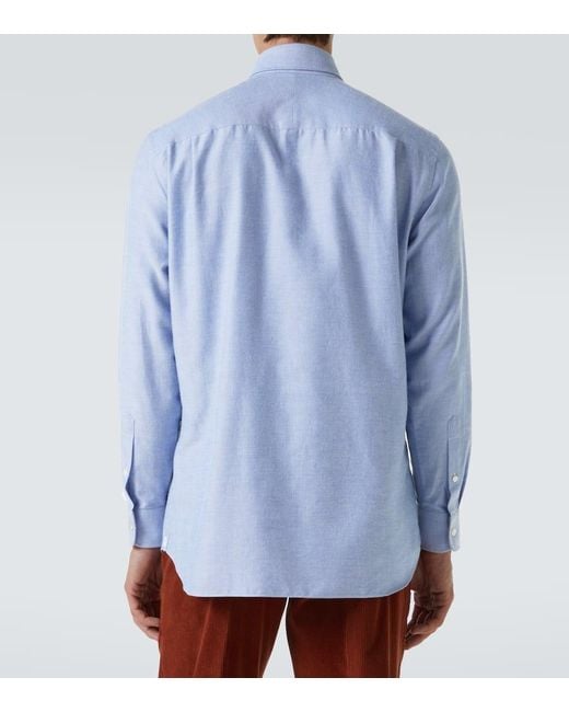 Camicia di Dunhill in Blue da Uomo