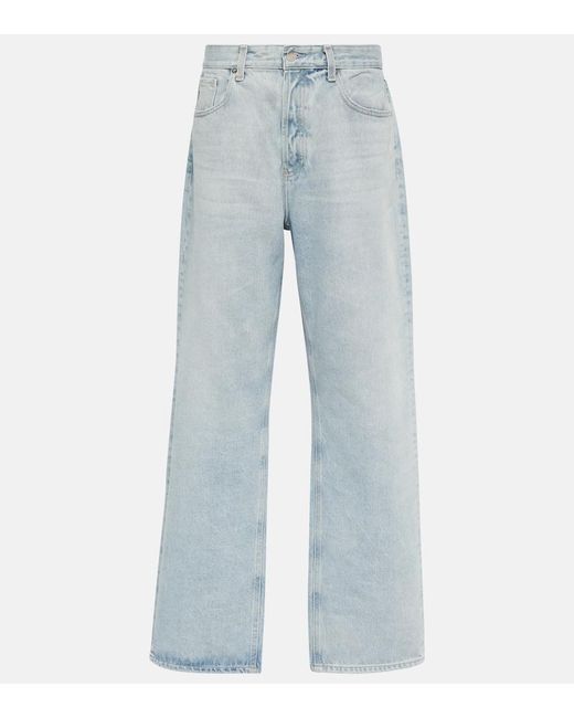 AG Jeans Blue X Emrata Clove Mid-Rise Jeans