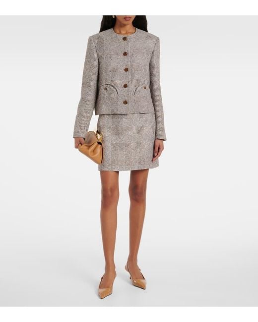 Jimmy Choo Brown Amel 50 Patent Leather Slingback Pumps