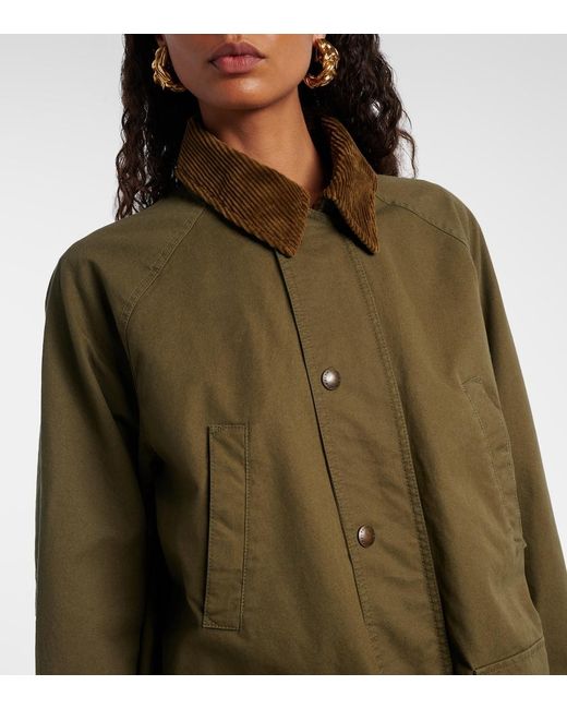 Polo Ralph Lauren Green Cotton Twill Field Jacket