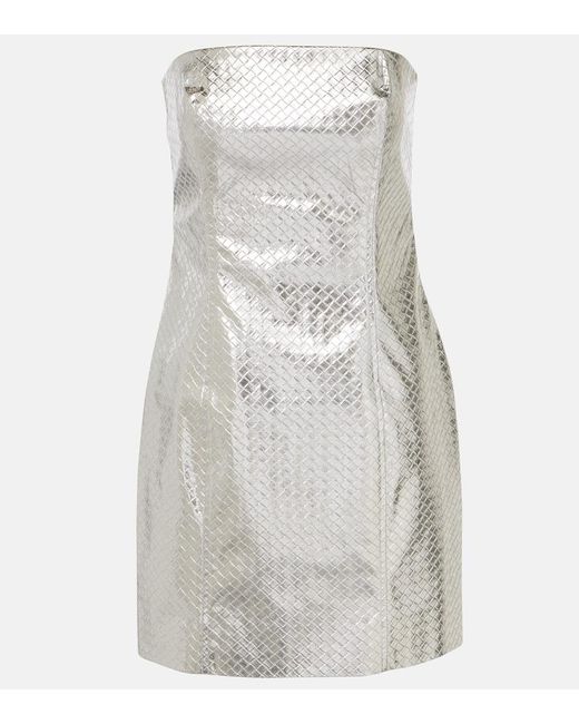 ROTATE BIRGER CHRISTENSEN Gray Minikleid