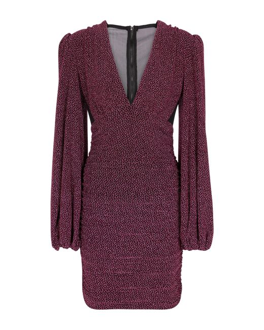 Rebecca Vallance Synthetic Bam Bam Knit Minidress in Pink Mid (Purple ...