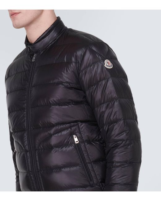 Moncler Black Acorus Quilted Down Jacket for men