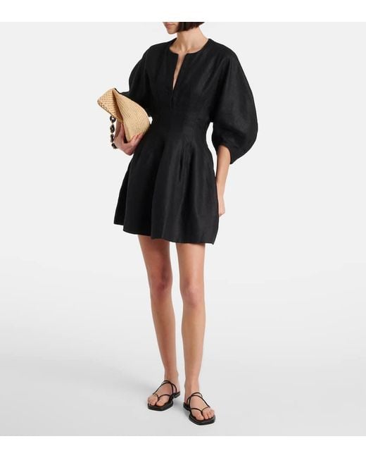 Abito Corto Soleil di Faithfull The Brand in Black
