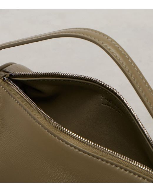 The Row Metallic Tote Round 90's Aus Leder