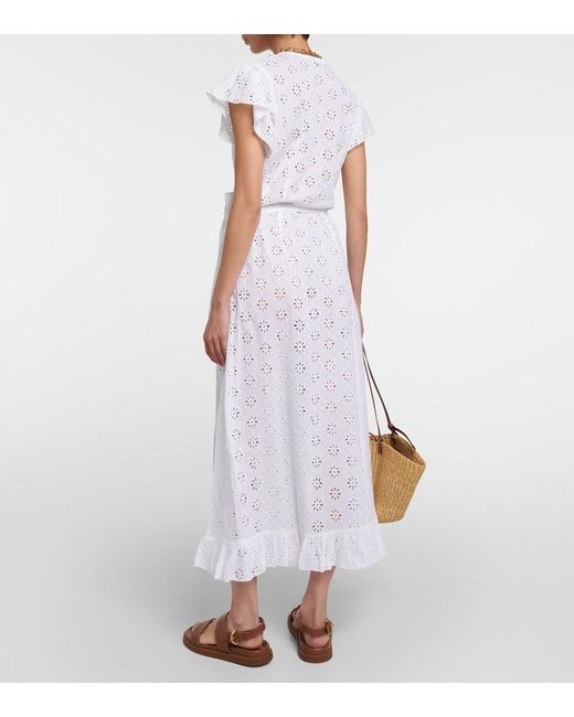 Melissa Odabash White Brianna Cotton Maxi Dress