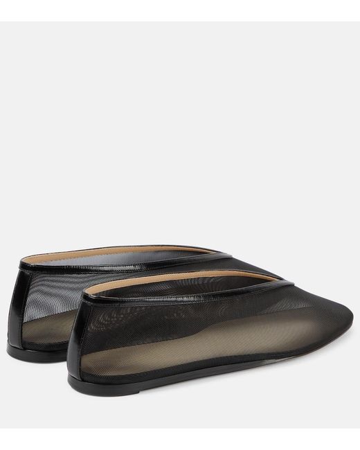 Le Monde Beryl Black Ballerina Shoes