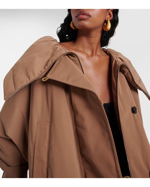 Khaite Brown Rhonda Twill Jacket