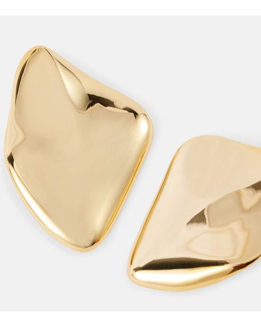 Jennifer Behr Natural Sully Wave 18kt Gold-plated Earrings