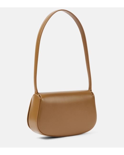 Saint Laurent Brown Voltaire Mini Leather Shoulder Bag