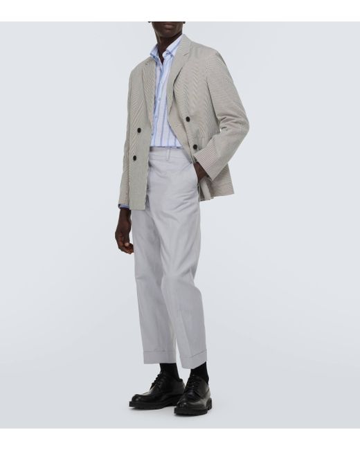 Pantalon chino Philip en coton Dries Van Noten pour homme en coloris Gray
