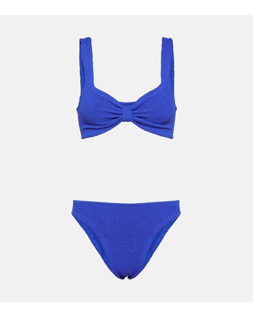 Bikini Bonnie Hunza G de color Blue