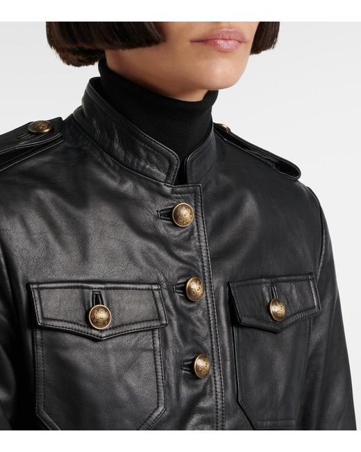 Nili Lotan Black Geraldine Leather Jacket