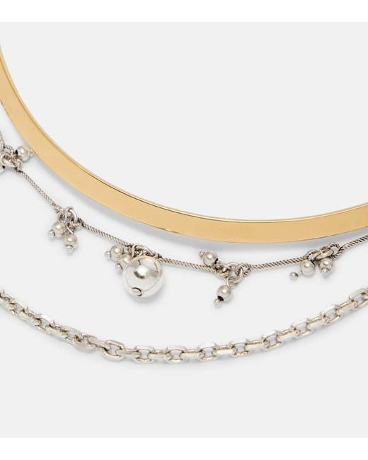 Collier Freya A Ornements Isabel Marant en coloris Metallic