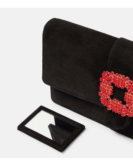 Clutch Capri di Manolo Blahnik in Black