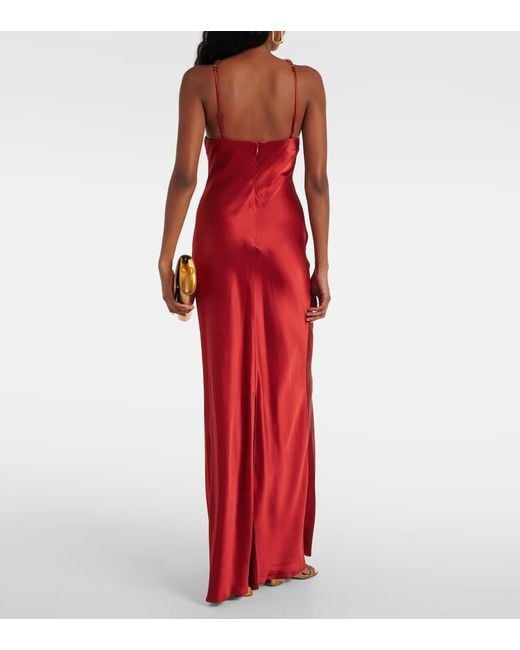 Abito Lungo Cadence di Staud in Red