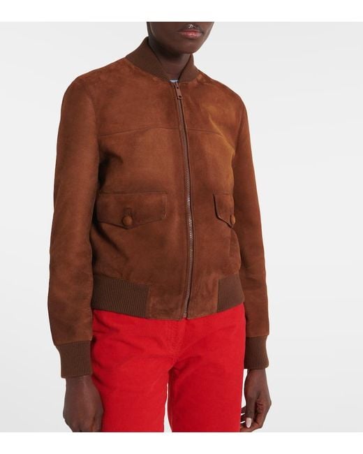 Prada Brown Suede Blouson