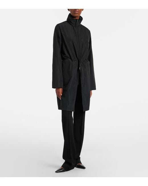 The Row Black Aldara Technical Coat