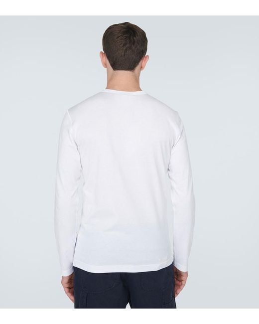 Dolce & Gabbana White Logo Cotton T-Shirt for men