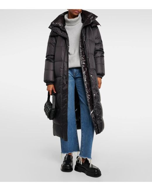 Yves Salomon Black Reversible Down Coat