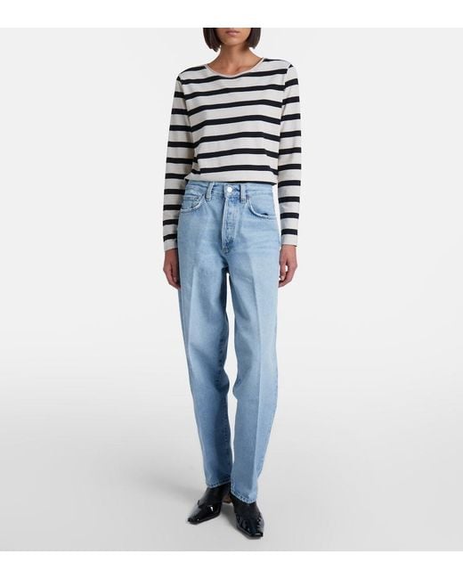 Agolde Blue Nate Tapered Jeans